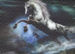 Art: BONITA LAMINA, TAMAÑO 25X35, CUADRO, EFECTO 3D, CABALLO, PARA ENMARCAR